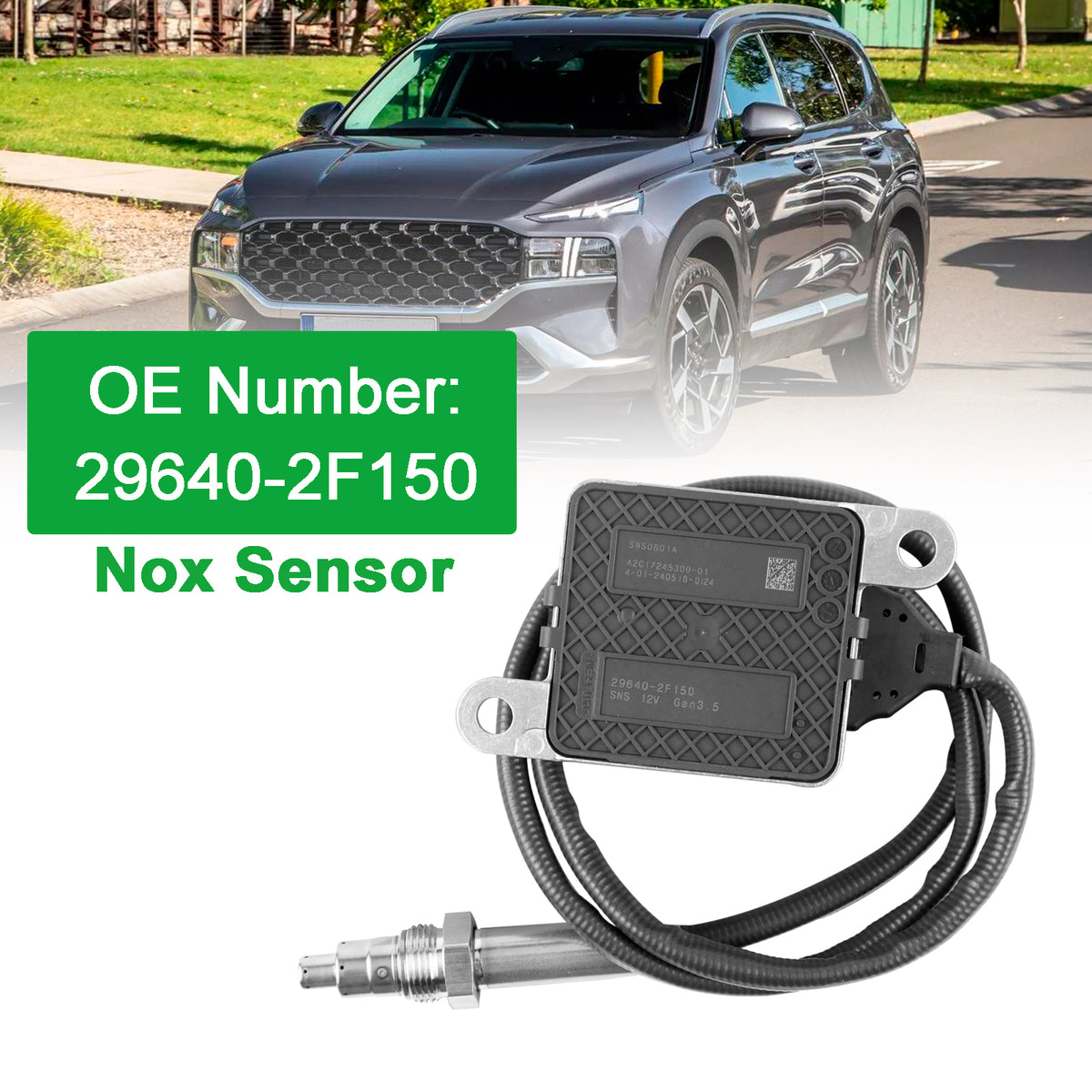 Hyundai Santa Fe MK4 2.0 2.2 CRDi 29640-2F150 Nitrogen Oxide NOx Sensor SNS0801A Generic