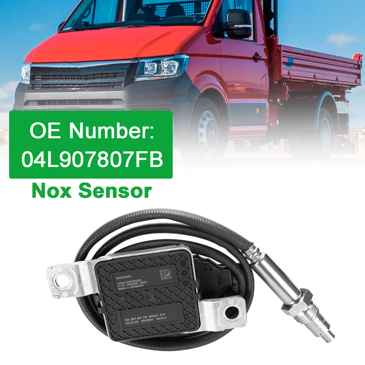 2017-2025 VW Crafter 2.0L Diesel 04L907807FB NOx Sensor SNS0436H Generic