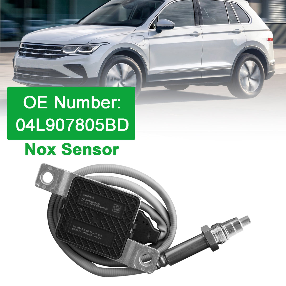 Audi VW SNS0703C 04L907805BD Nitrogen Oxide NOx Sensor Generic