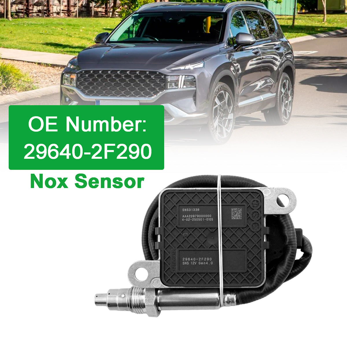 Huyndai Palisade 29640-2F290 SNS3133B Nitrogen NOx Sensor Generic
