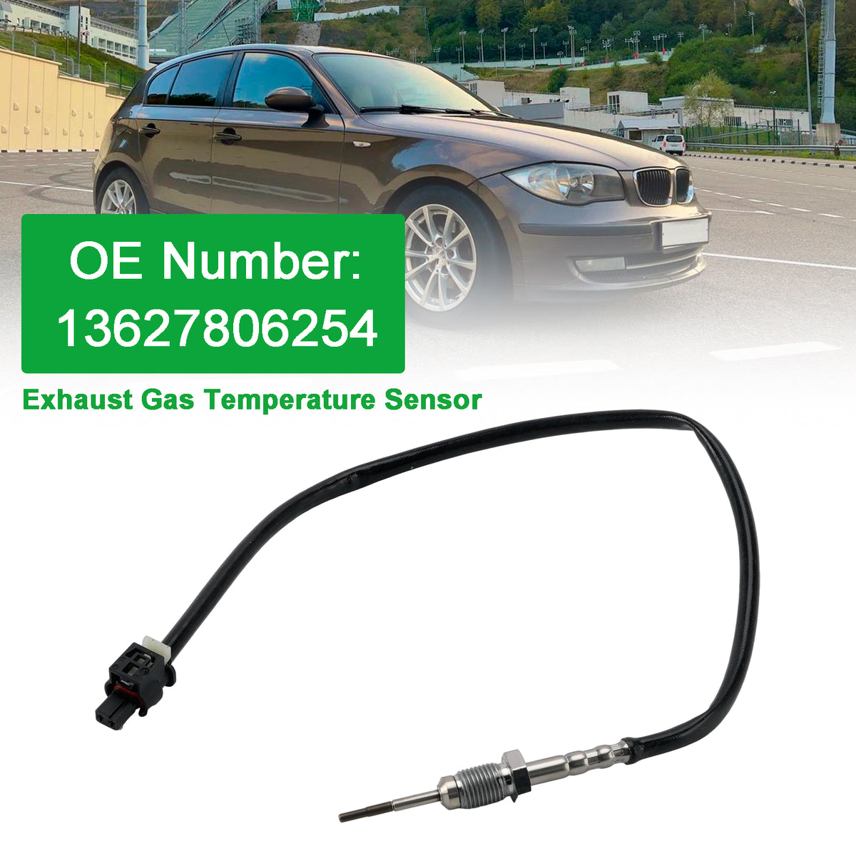 2004-2011 BMW 1Series 118d E87 2.0L Exhaust Gas Temperature Sensor 13627806254 Generic