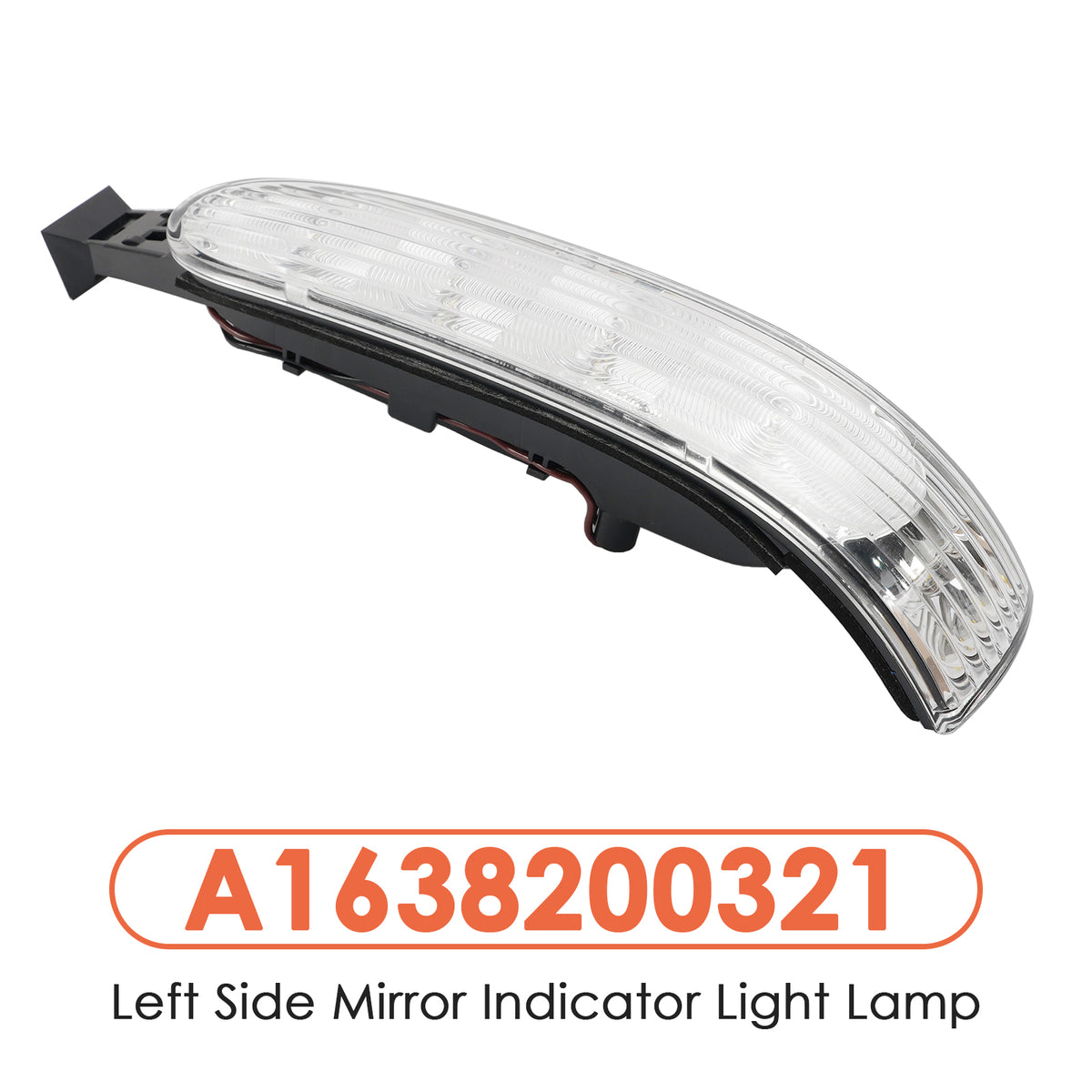 2002-2005 Mercedes-Benz ML-Class W163 Left Side Mirror Indicator Light Lamp A1638200321 Generic