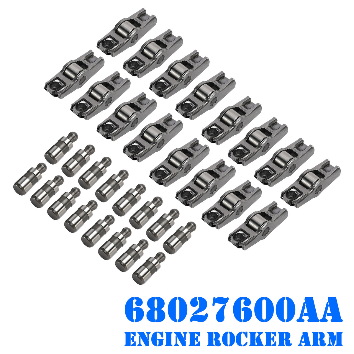 2008-2024 Jeep Liberty 2.8 CRD Engine Rocker Arm 16 Lifters 16 Rocker Arms 68027600AA 30412002F Generic