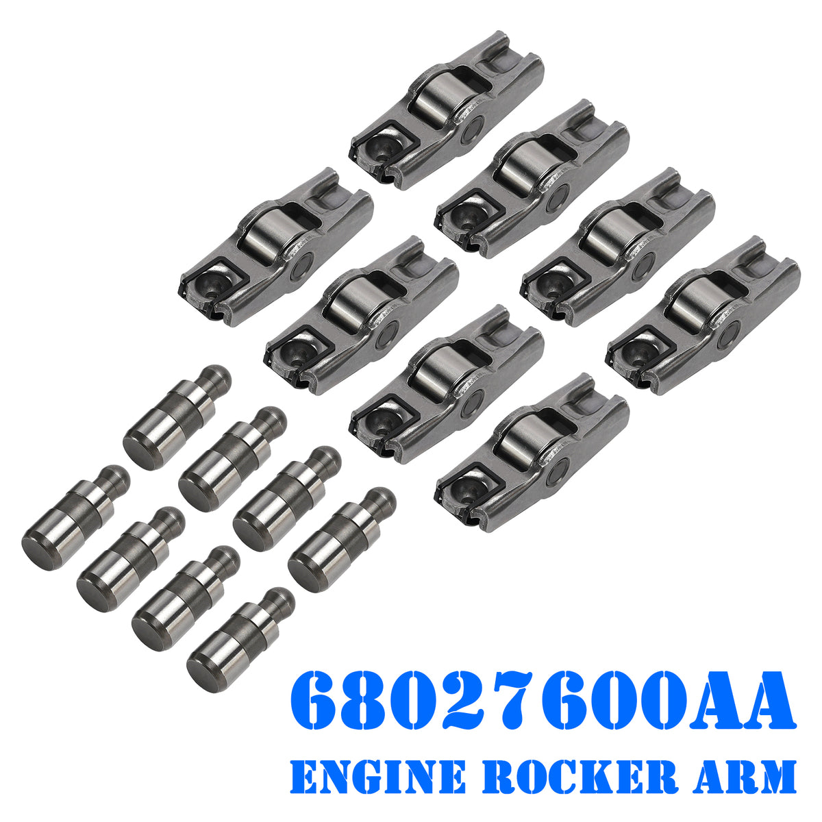 2008-2024 Jeep Liberty 2.8 CRD Engine Rocker Arm 8 Lifters 8 Rocker Arms 68027600AA 30412002F Generic