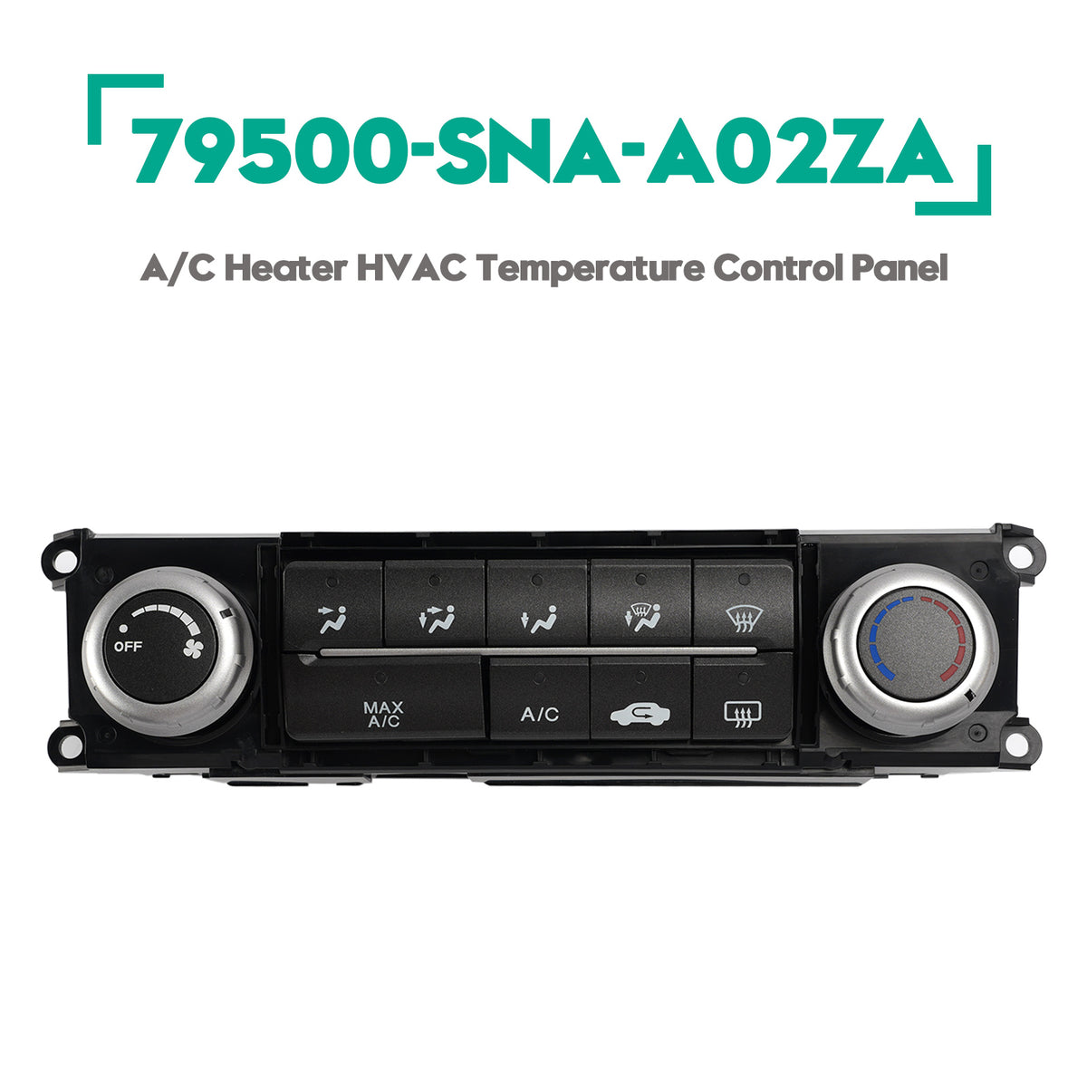 2006-2011 Honda Civic AC Heater Control Climate Control Panel 79500-SNA-A02ZA 79500SNAA02ZA Generic