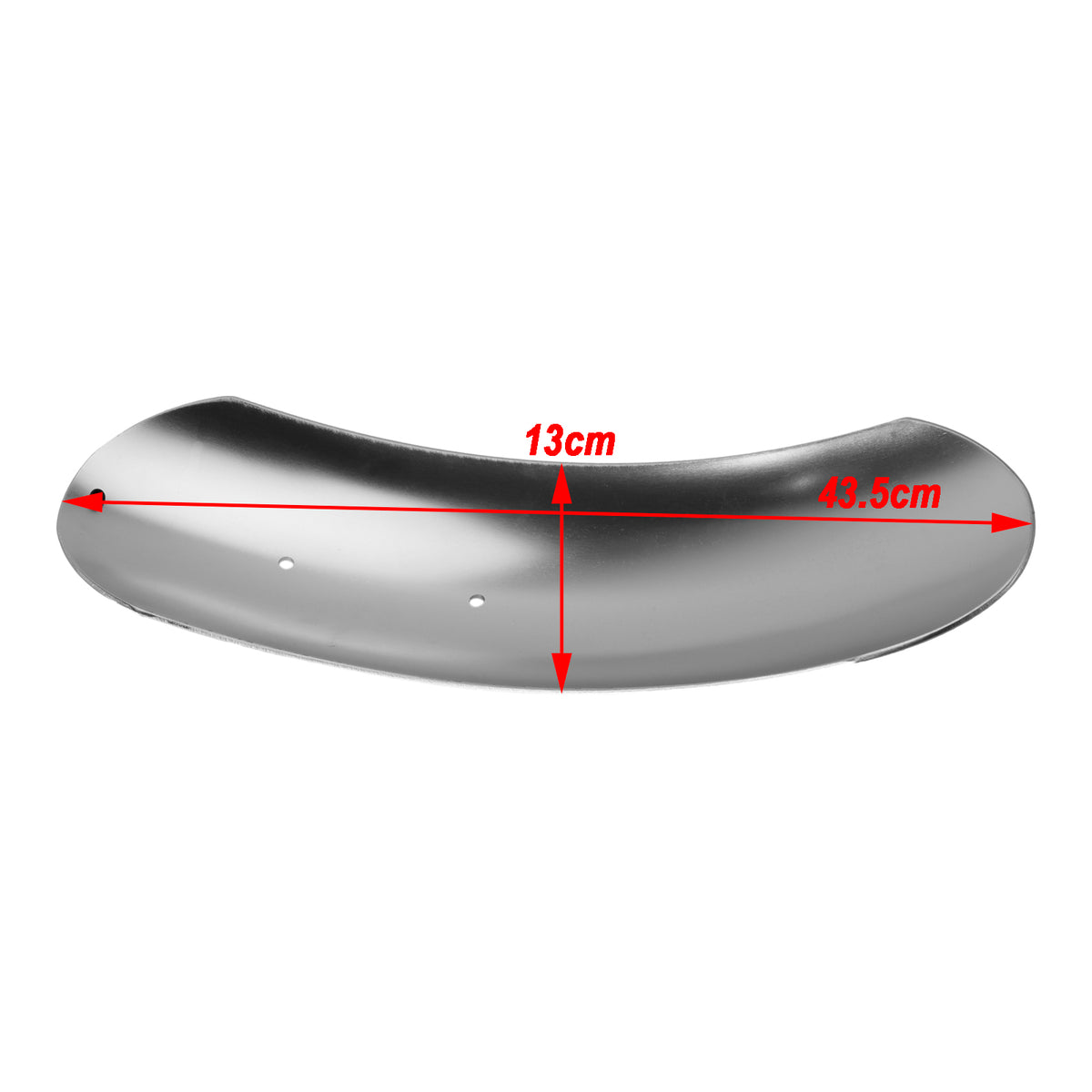 2026-2027 Triumph Street Scrambler 900 Extended Aluminum alloy Front Mudguard Silver Generic