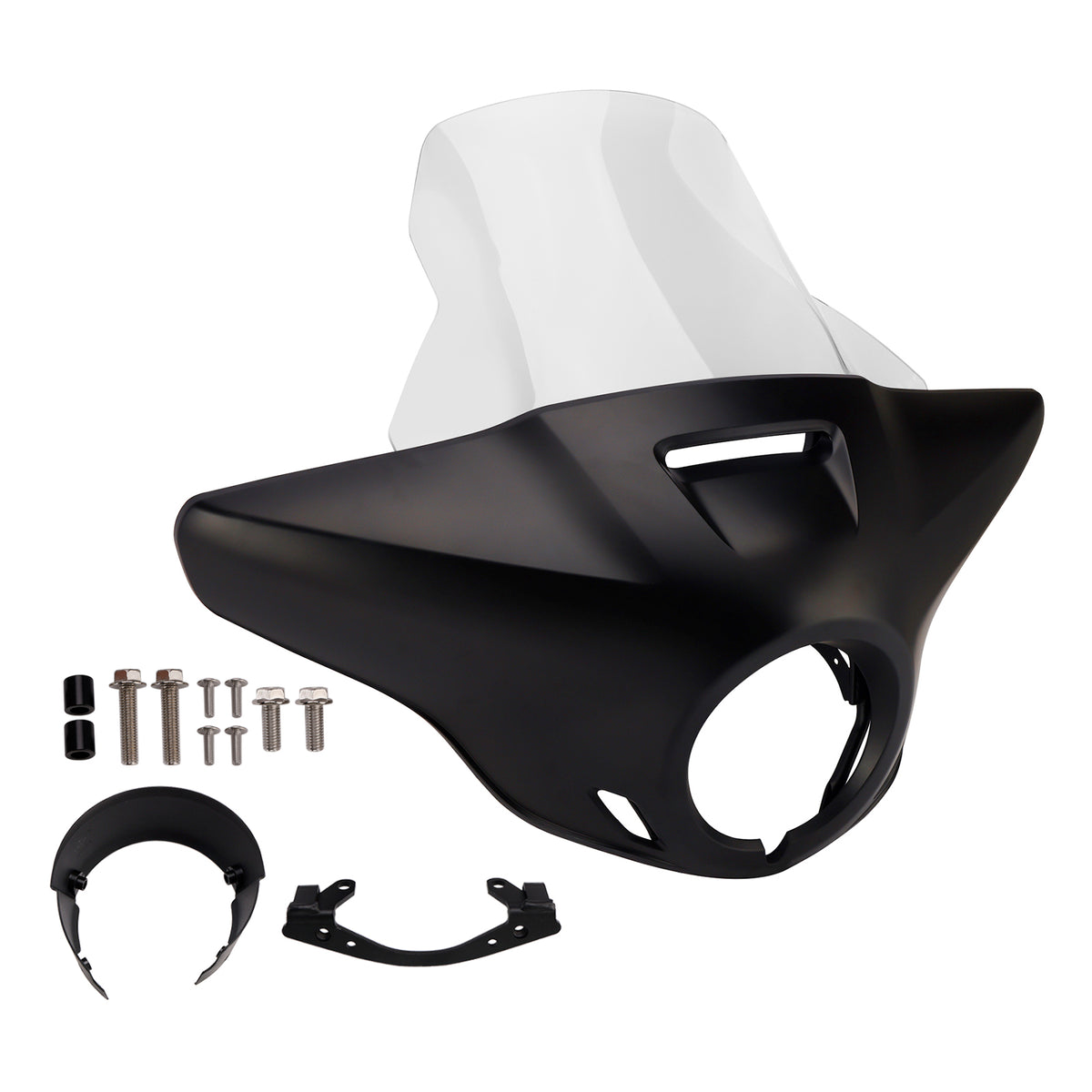 2021-2024 HONDA CM1100 CMX1100 Rebel 1100 Windshield Headlight Fairing Matt Black Clear Generic