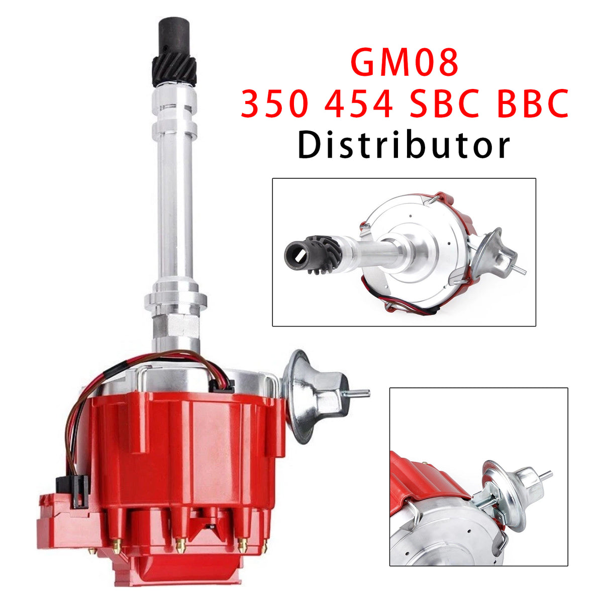 1975-1979 Chevrolet K5 Blazer 6.6L Distributor w/ 65K Volt High 9000RPM DD-SBC-HEI-V8 93440806 Generic