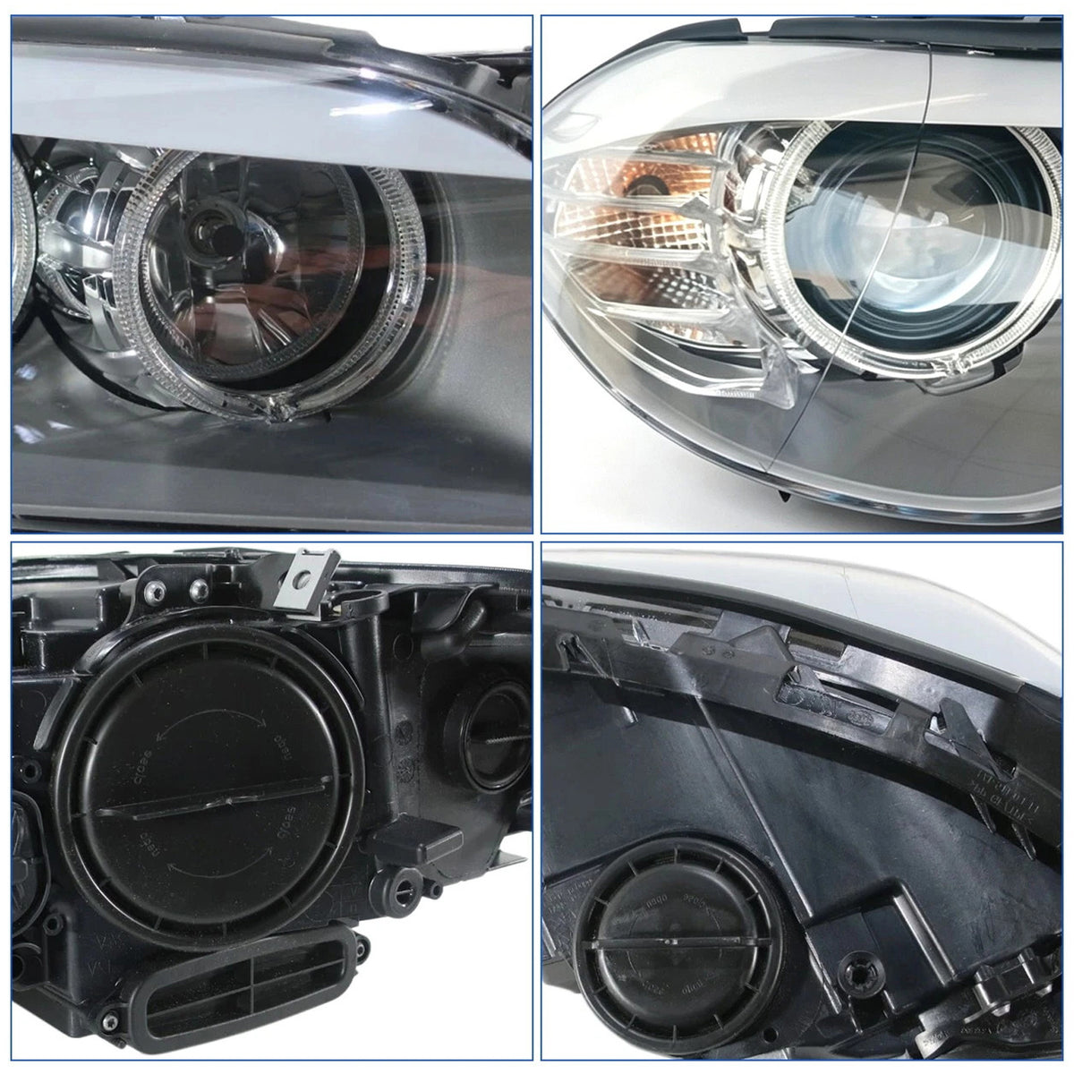 Saloon & Estate / Touring body styles Front Right Halogen Headlight With LED DRL 63117203242 Generic