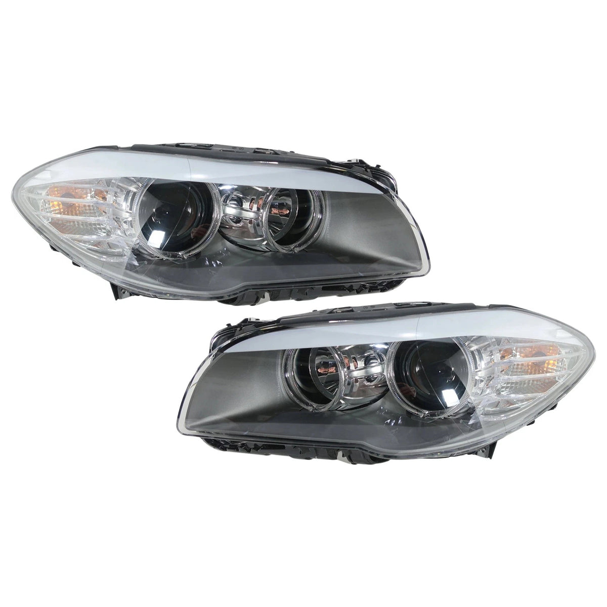 Saloon & Estate / Touring body styles Front Left+Right Halogen Headlight With LED DRL 63117203241 63117203242 Generic