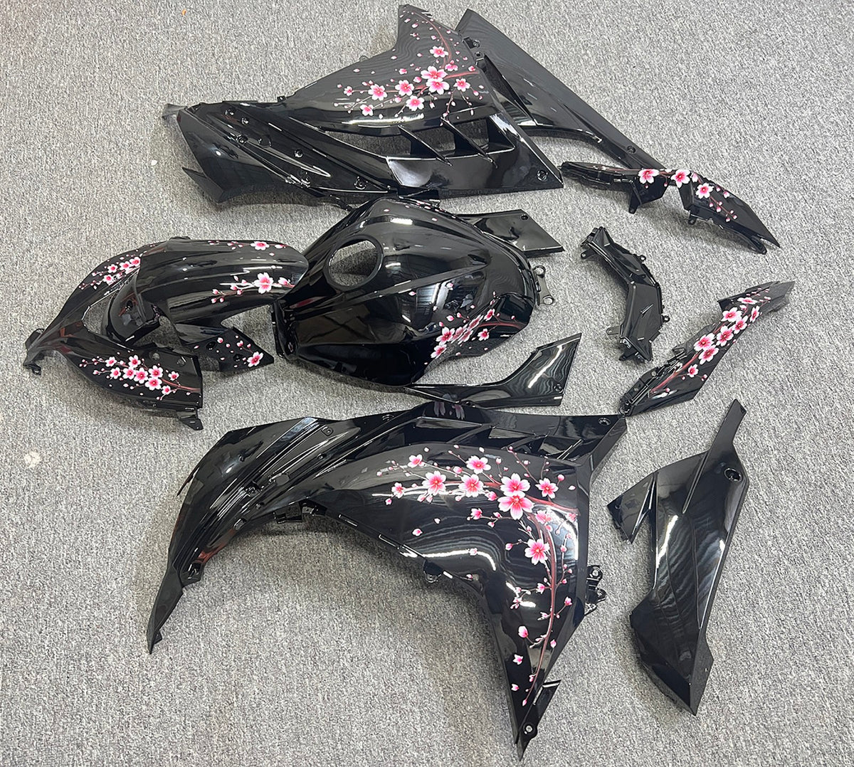2013-2024 Kawasaki EX300/Ninja300 Injection Fairing Kit Bodywork Plastic ABS Generic