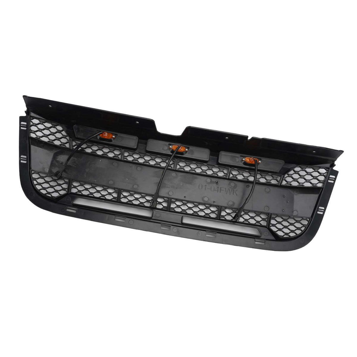 2001-2003 Ford Ranger With Led Light Matt Black Front Bumper Grill Grille Generic