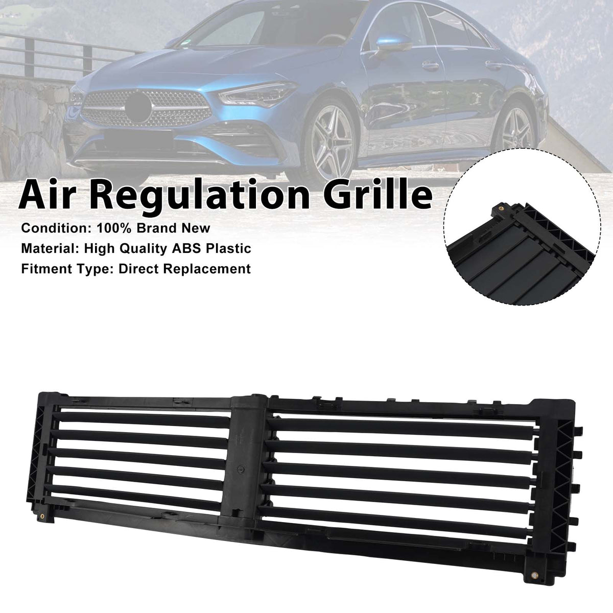 2019-2026 Mercedes-Benz CLA-Class C118 Air Regulation Grille Lower A1775008000 A2475000116 Generic