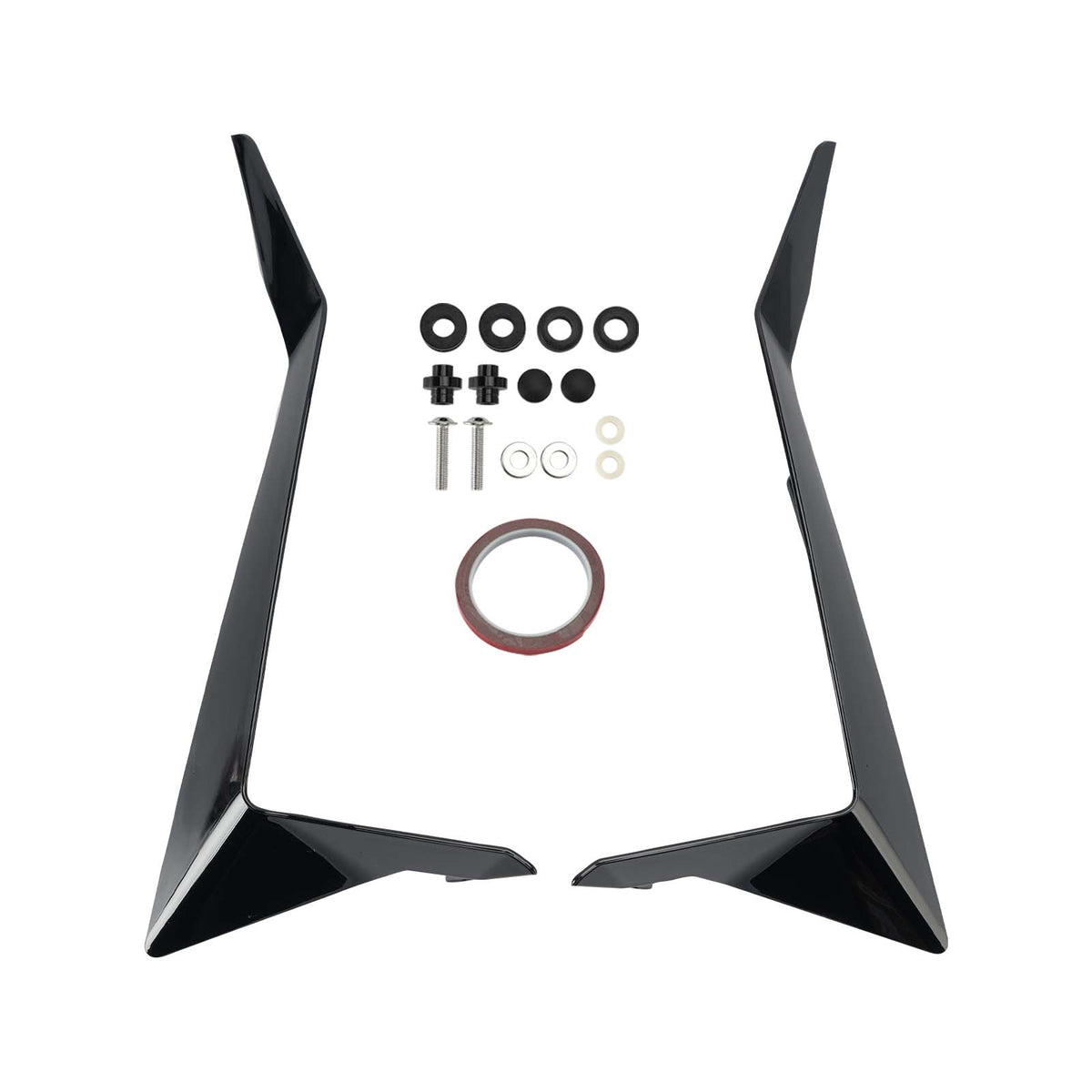 2025-2026 Honda Forza 750 Side Spoiler Wind Deflector Fairing Black Generic