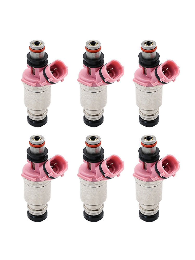 1996-1998 Lexus LX450 J80 Series 6cyl 4.5L 1FZ-FE 6Pcs Fuel Injector 23250-74080 23209-74080 Generic