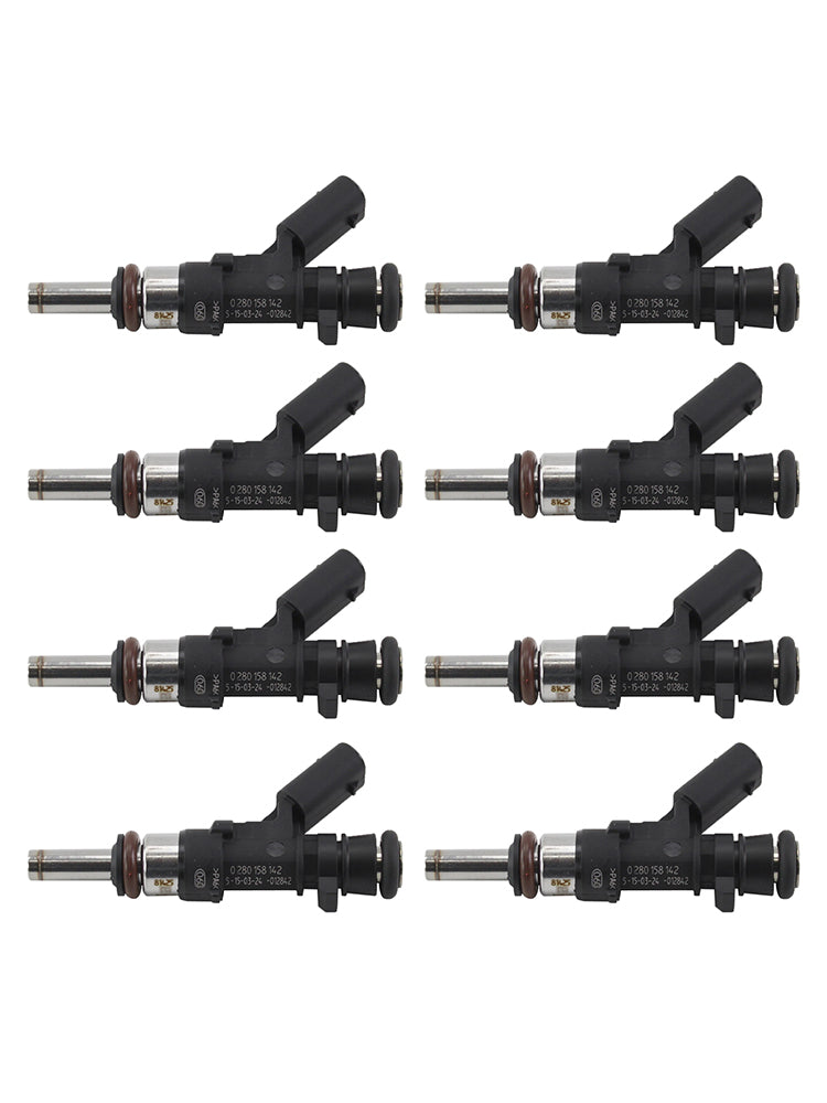 2007-2009 Mercedes-Benz CLK63 8Pcs Fuel Injector 0280158142 Generic