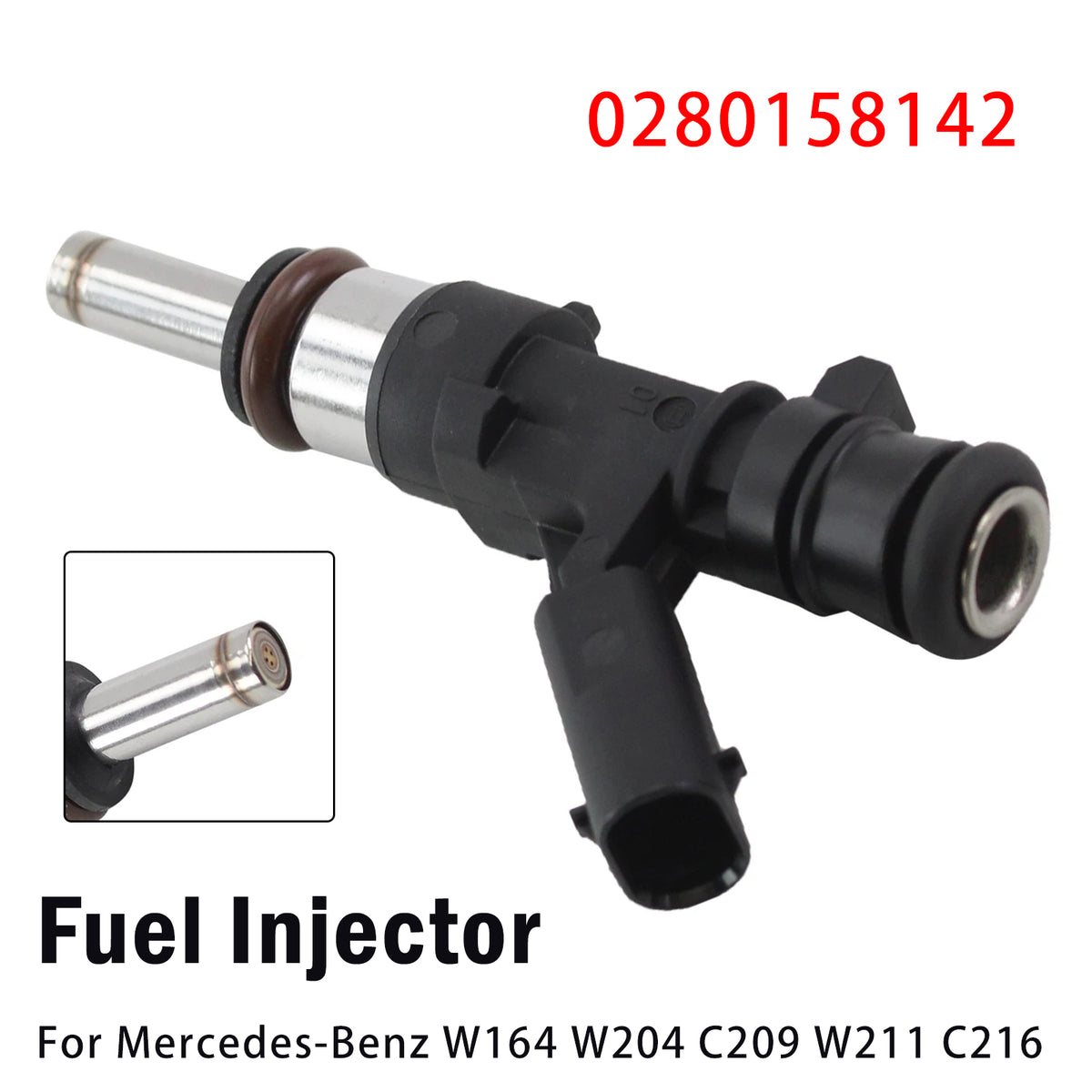 2007 Mercedes-Benz R63 1Pcs Fuel Injector 0280158142 Generic