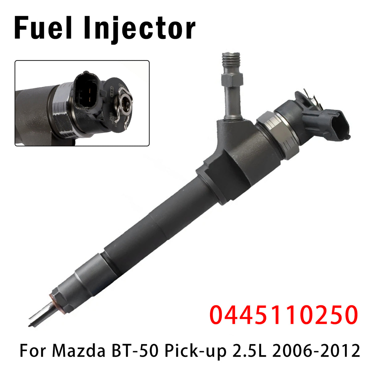 2006-2011 Ford Ranger 2.5L 1Pcs Fuel Injector 0445110250 WLAA13H50 Generic