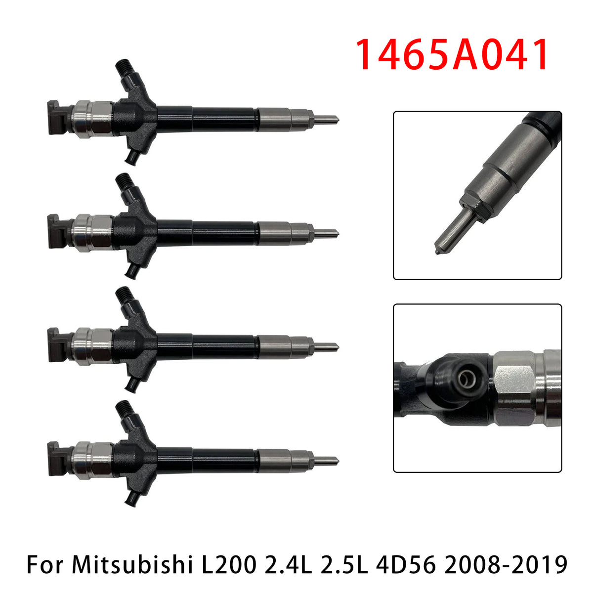 2008-2019 Mitsubishi L200 2.5L Diesel Turbo 4Pcs Fuel Injector 1465A041 095000-5600 Generic