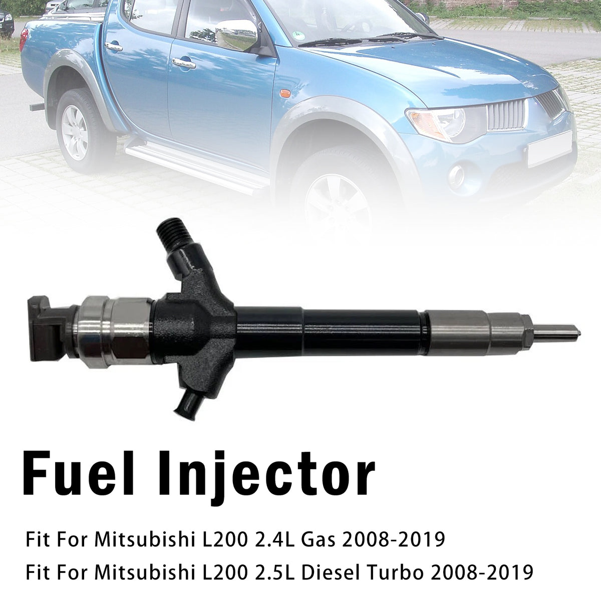 2008-2019 Mitsubishi L200 2.4L Gas 1Pcs Fuel Injector 1465A041 095000-5600 Generic