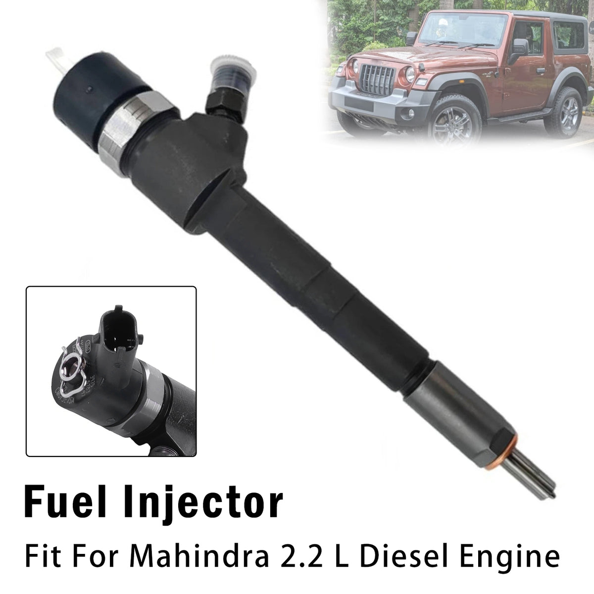 Mahindra 2.2 L Diesel Engine 1Pcs Fuel Injector 0445110310 Generic