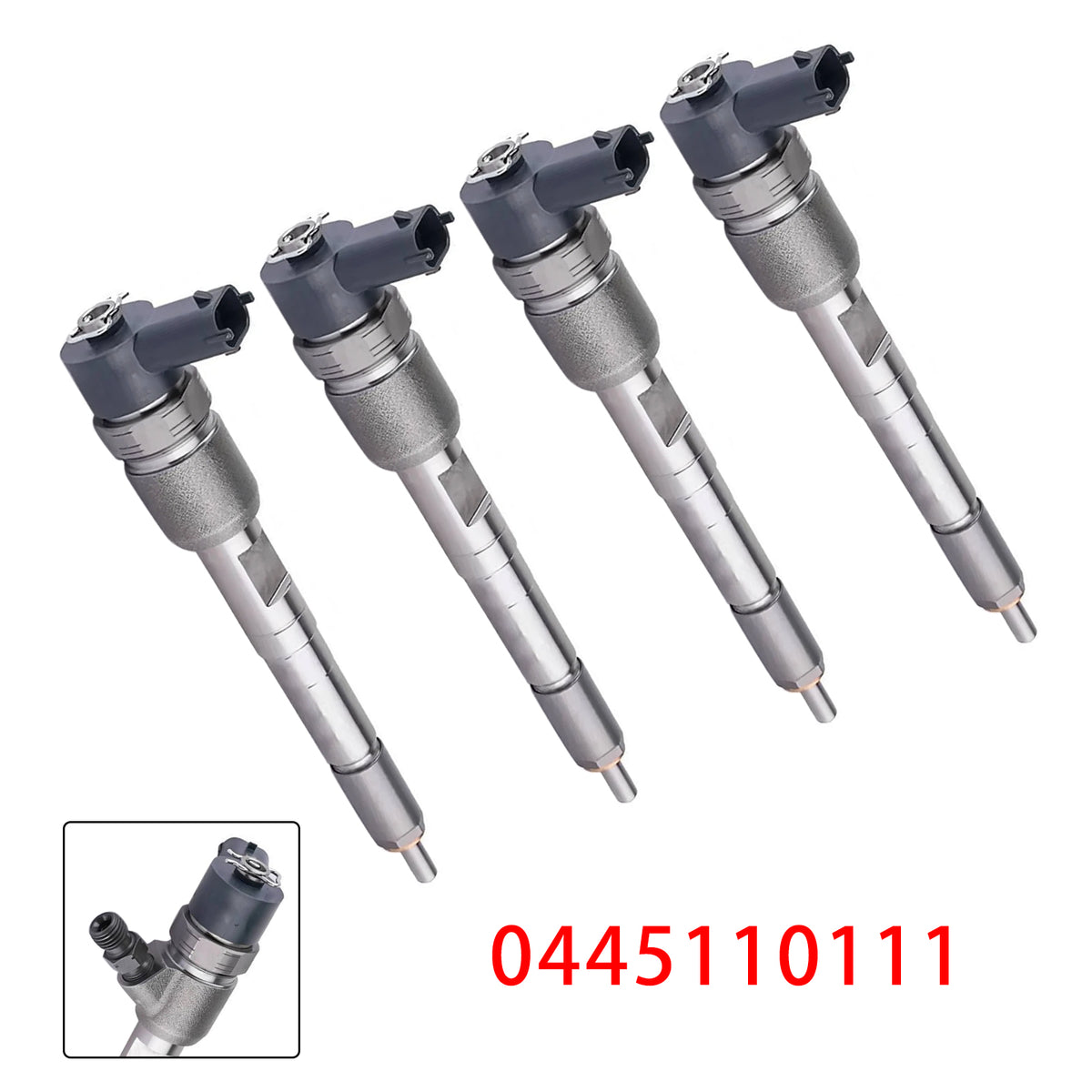 2001-2010 Alfa Romeo 147 1.9 JTD 4Pcs Fuel Injector 0445110111 55192534 Generic