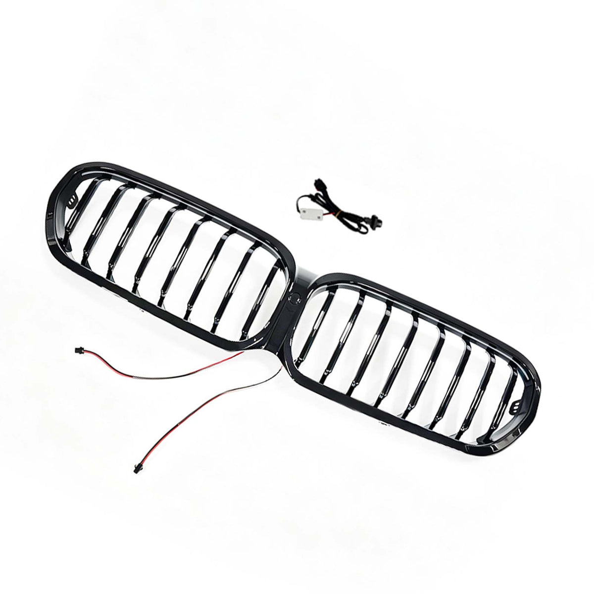 2021-2024 BMW 5 Series G30 G31 G38 With Camera Hole Front Kidney Grill Grille W/LED Grille-360-AE Generic