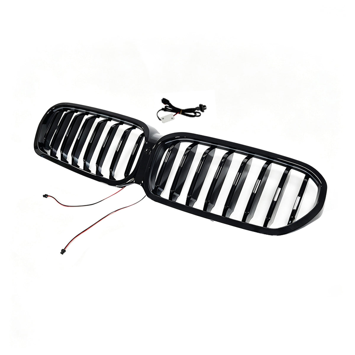2021-2024 BMW 5 Series G30 G31 G38 With Camera Hole Front Kidney Grill Grille W/LED Grille-360-AE Generic