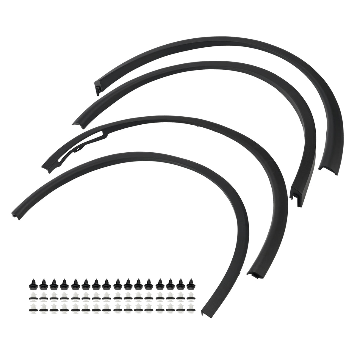 2025-2026 Tesla Model Y 4X Front Rear Fender Molding 1937597-00-C 1937599-00-C Generic