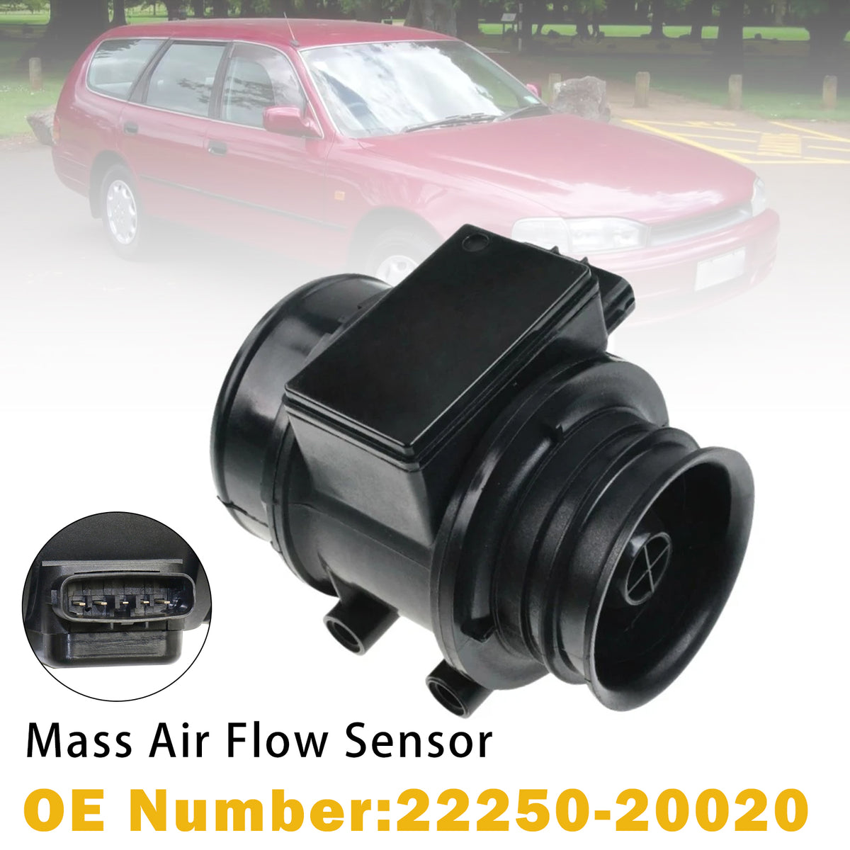 1995-1996 Lexus ES300 V6 3.0L Petrol Mass Air Flow Meter Sensor 22250-20020 Generic