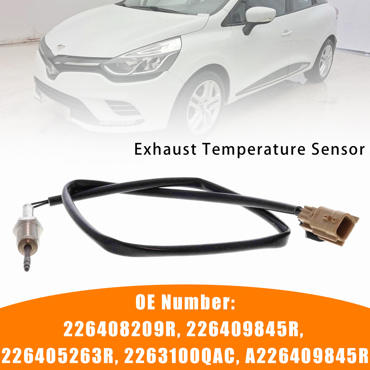 2015-2018 Mercedes-Benz CLA X117 CLA 180 d Estate Exhaust Temperature Sensor 226409845R 226408209R Generic