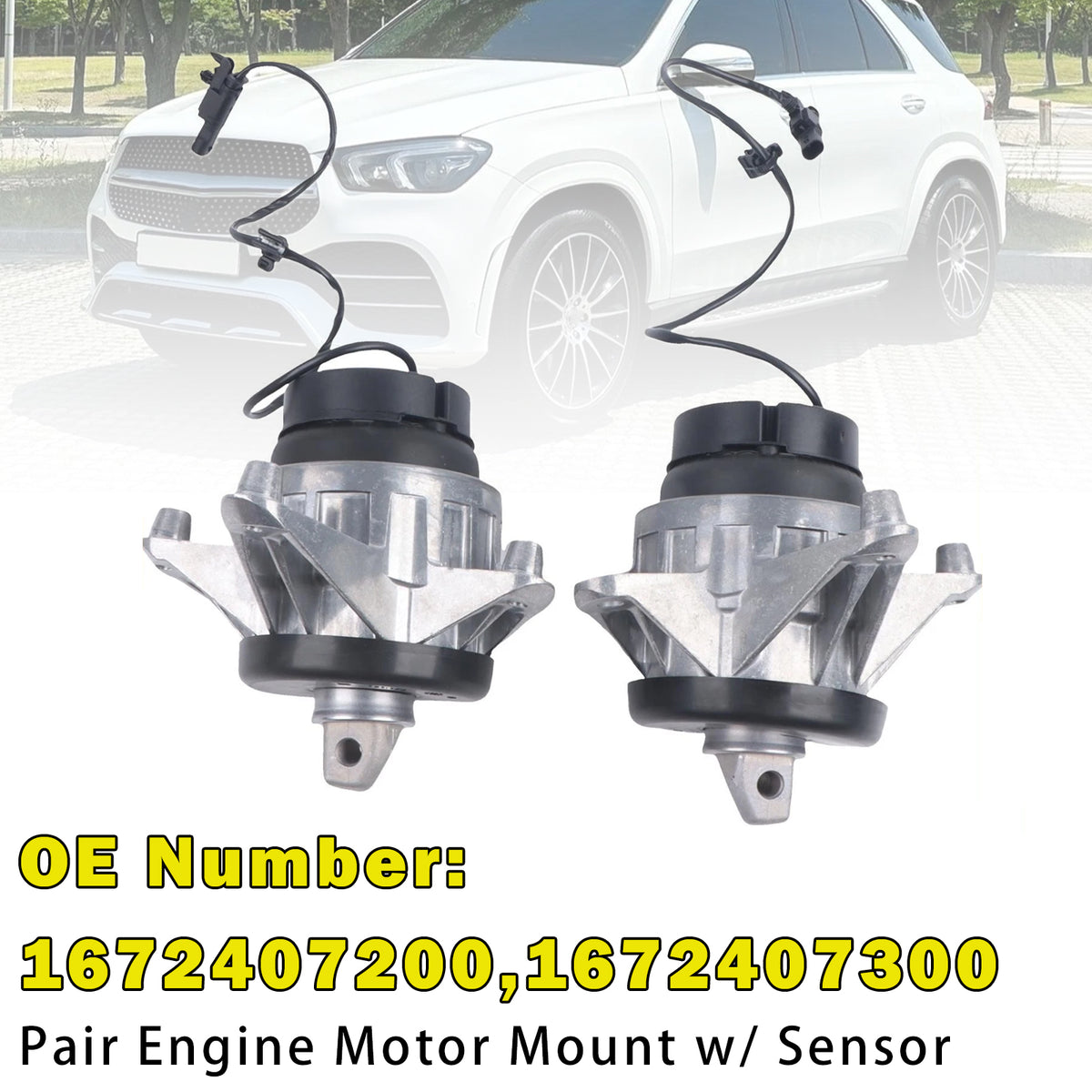 2020-2023 Mercedes-Benz W167 GLE-Class GLE Engine Motor Mount 1672407200 1672407300 Generic
