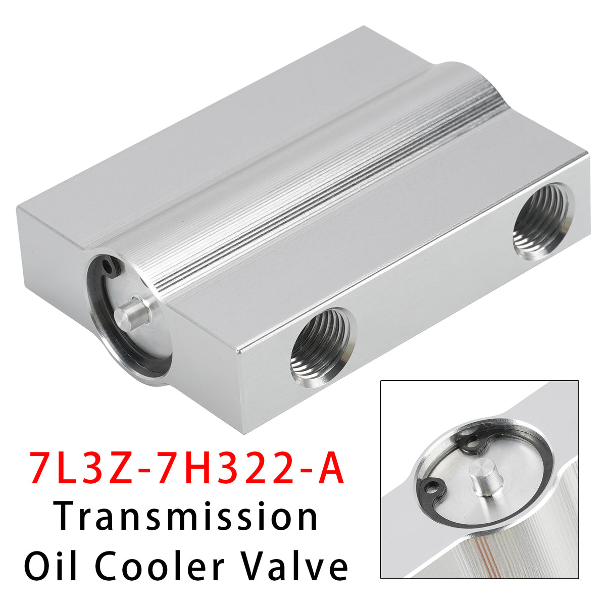 2005-2008 Ford F-150 5.4L V8 Transmission Transmission Oil Cooler Valve 7L3Z-7H322-A 7L3Z7H322A Generic
