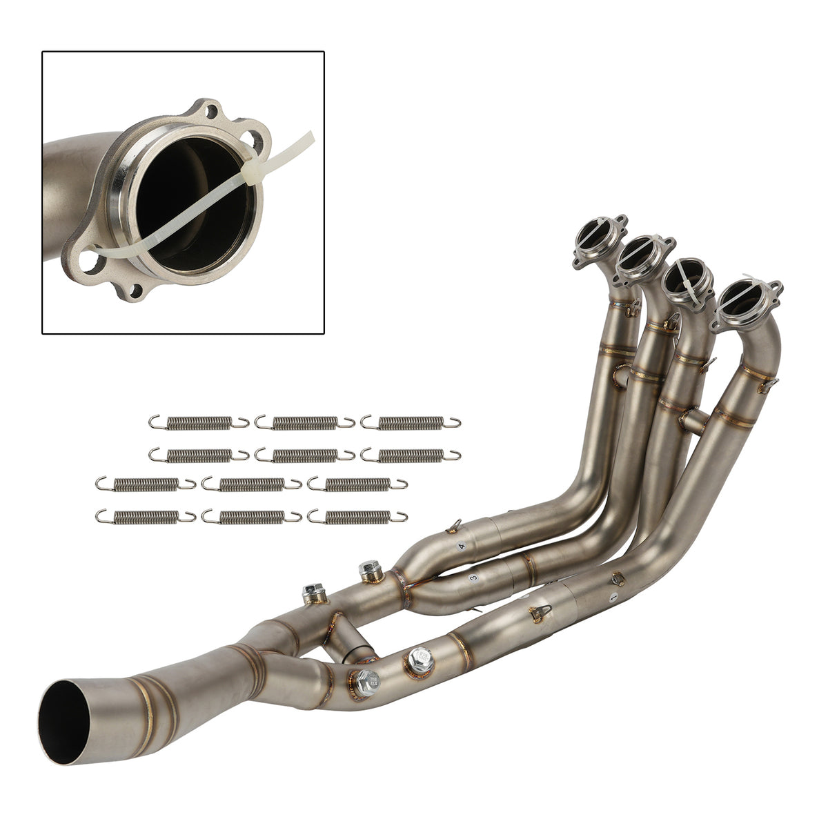 2019-2026 BMW S1000RR Header Link Pipe Front Exhaust System Generic