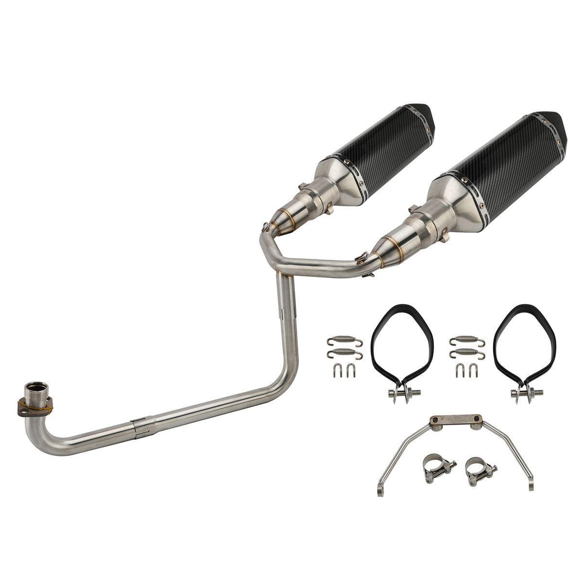2013-2025 Honda Grom 126 Header Link Pipe Exhaust Full System Generic