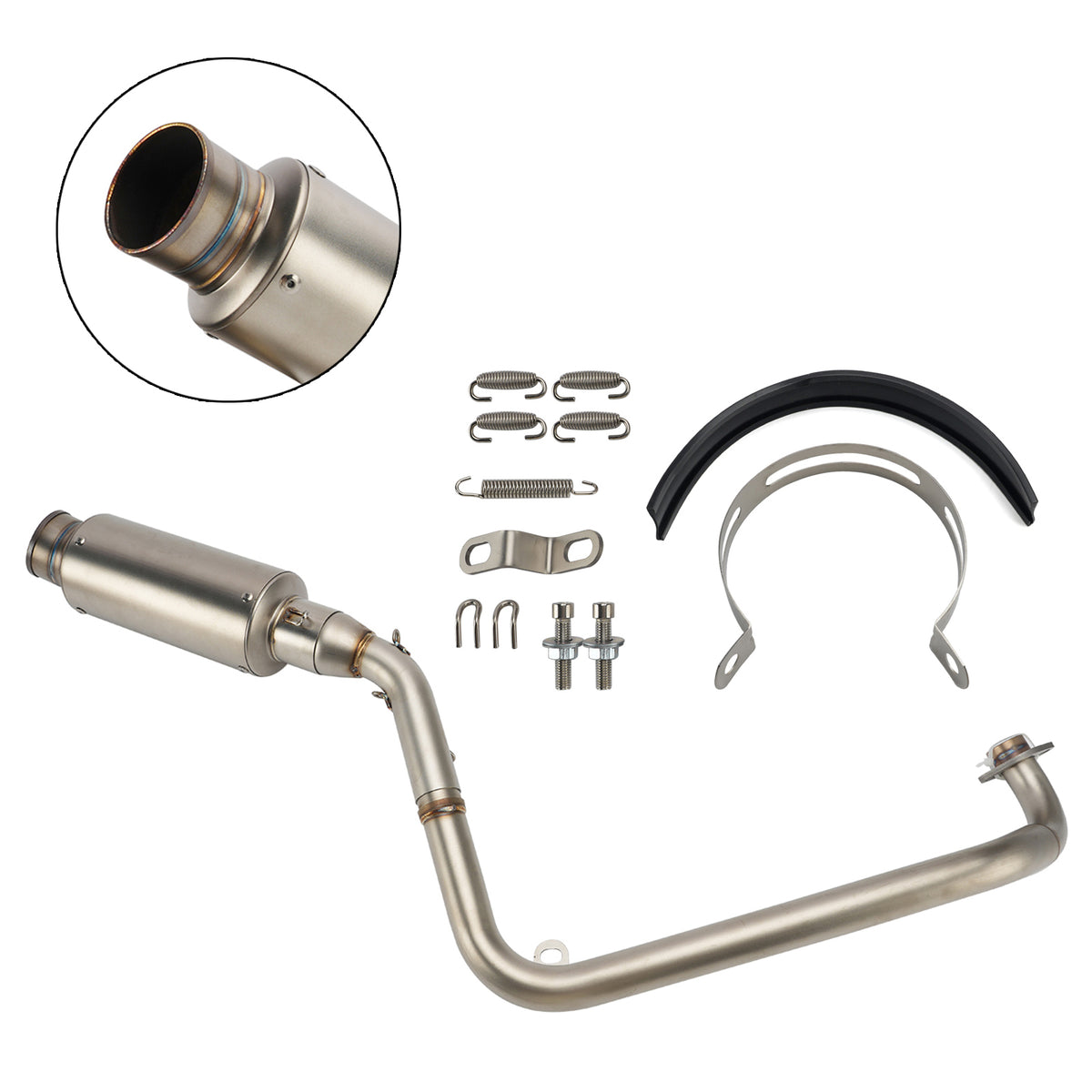 2013-2025 Honda Grom 125 Header Link Pipe Exhaust Full System Generic