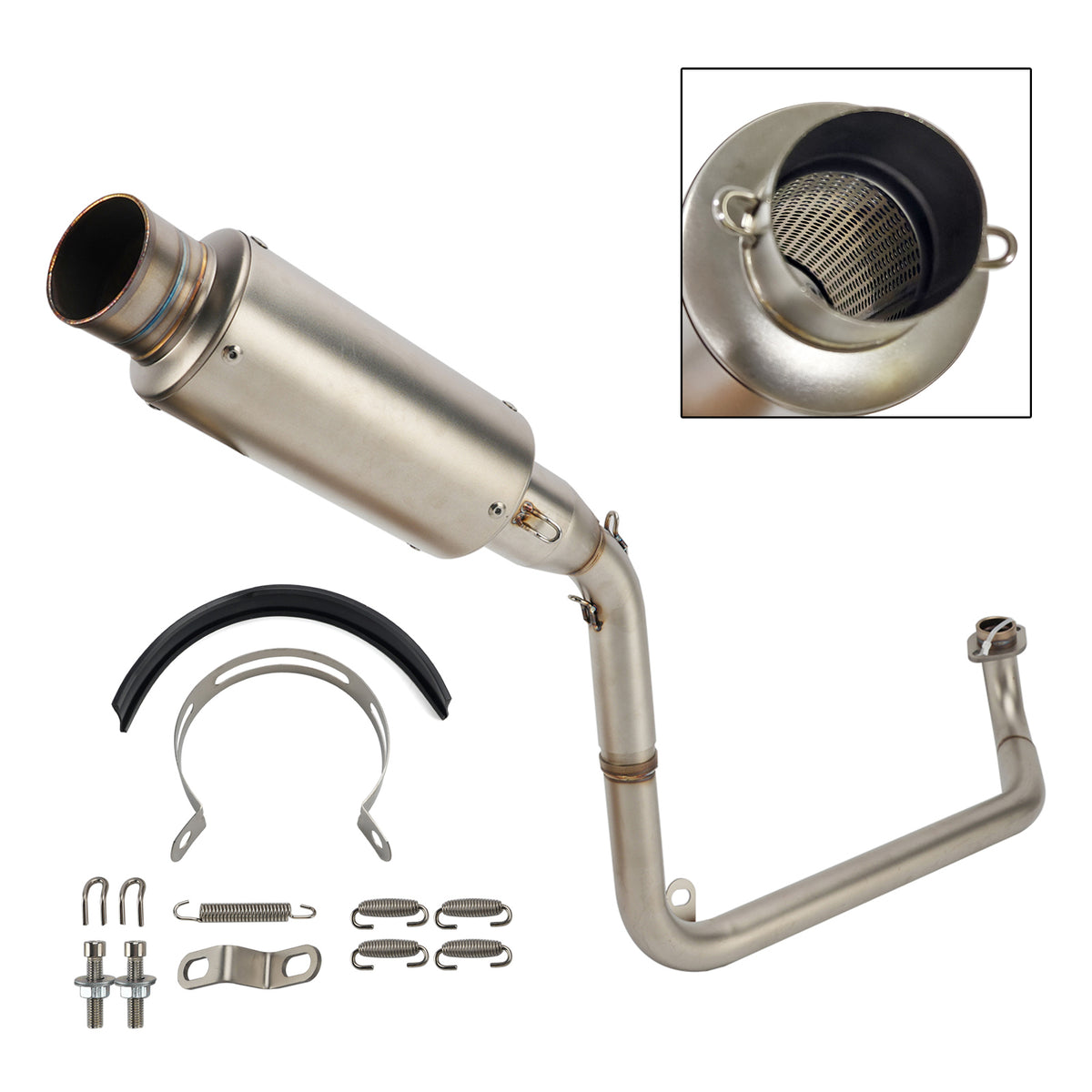 2013-2025 Honda Grom 125 Header Link Pipe Exhaust Full System Generic