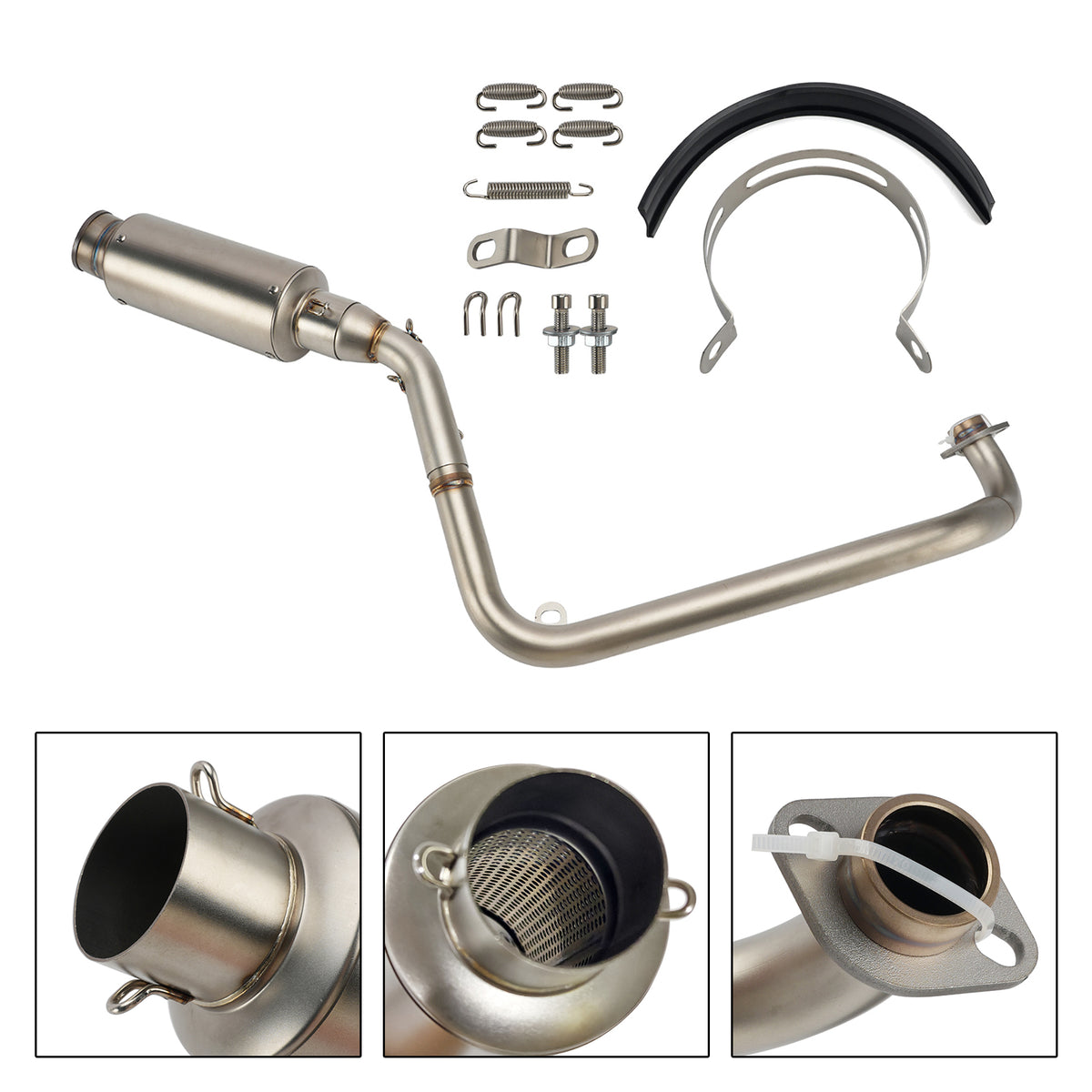 2013-2025 Honda Grom 125 Header Link Pipe Exhaust Full System Generic