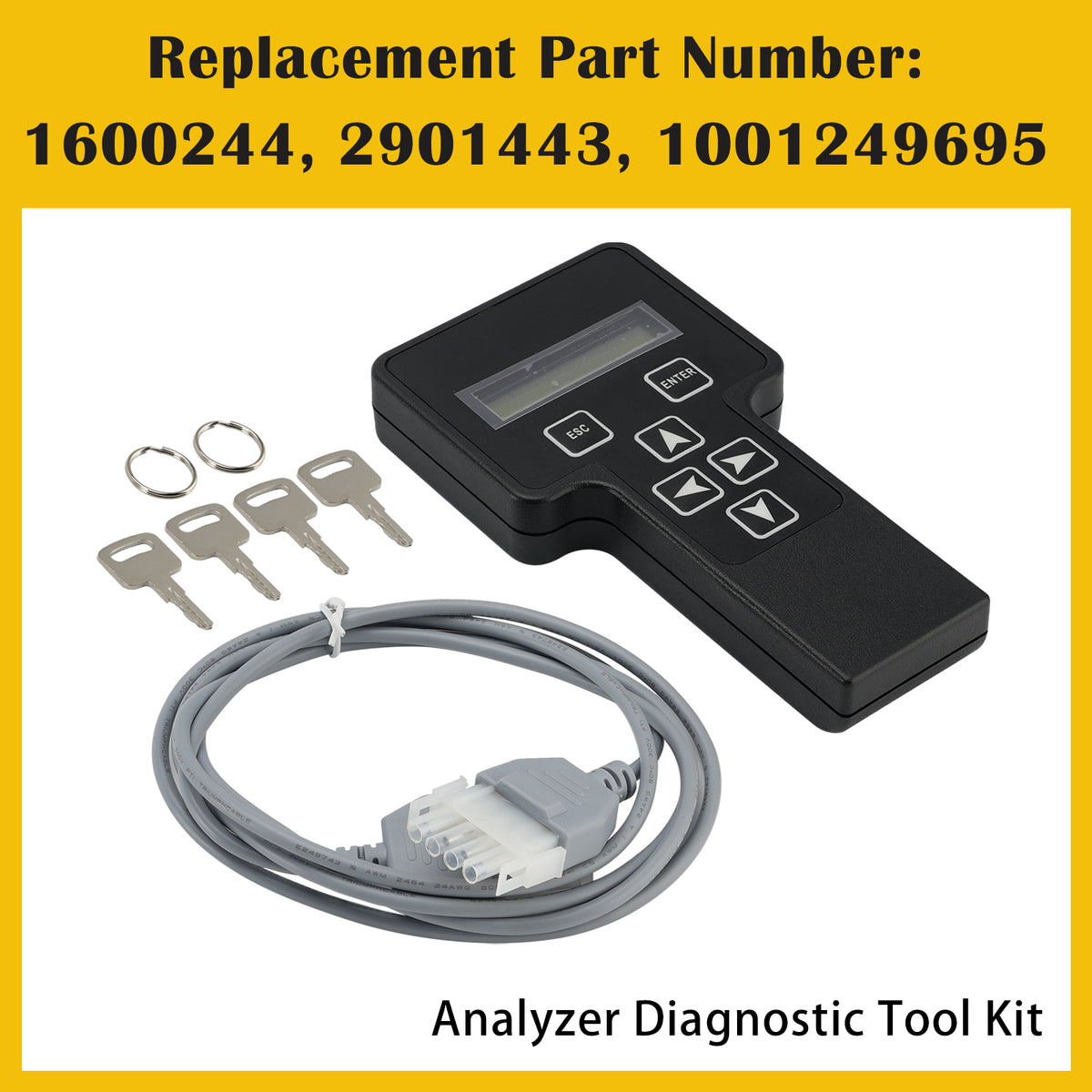 JLG Scissor Lift 3246ES Analyzer Diagnostic Tool Kit 1600244 2901443 Generic