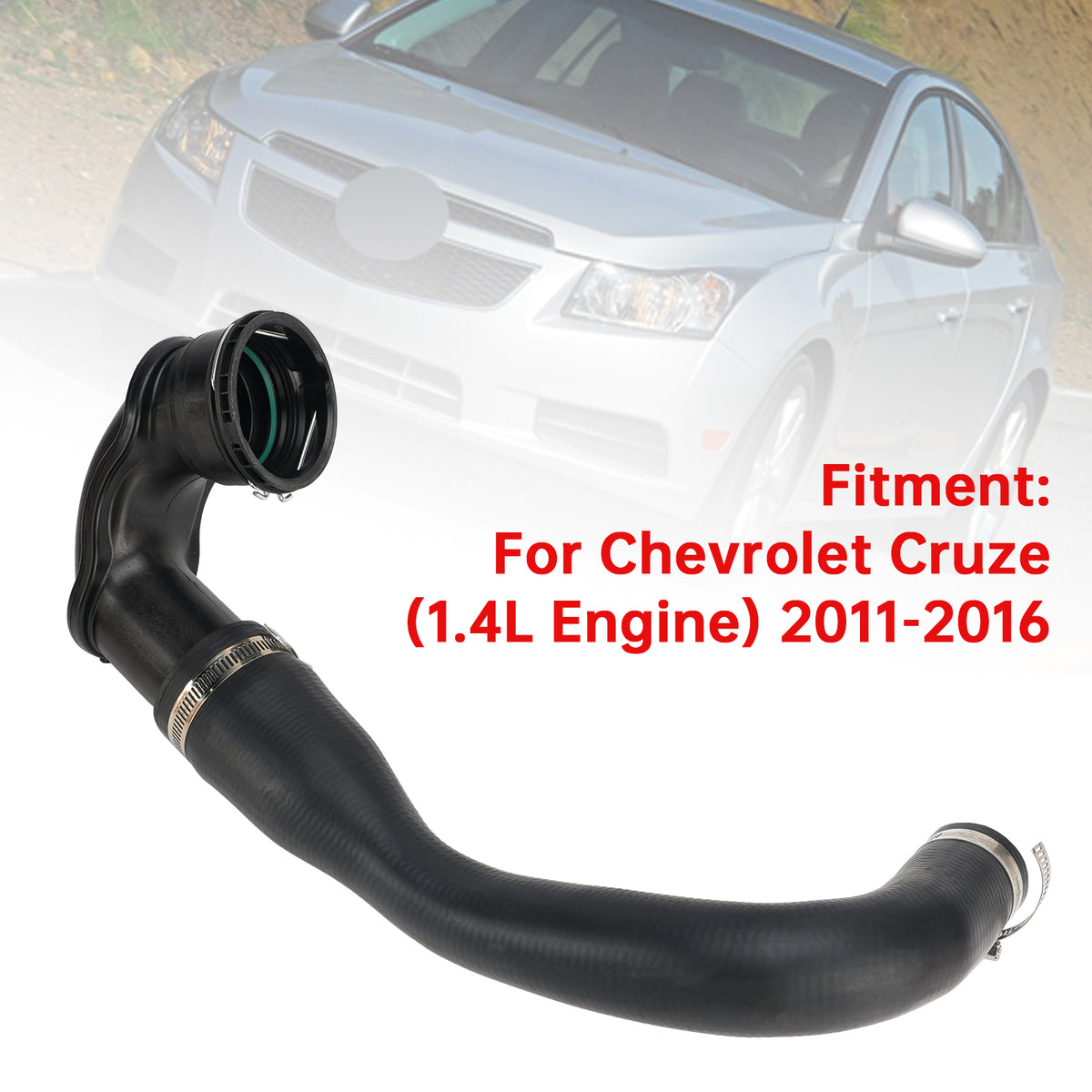 2011-2016 Chevrolet Cruze (1.4L Engine) Intercooler Air Inlet Hose 13419572 13265269 Generic