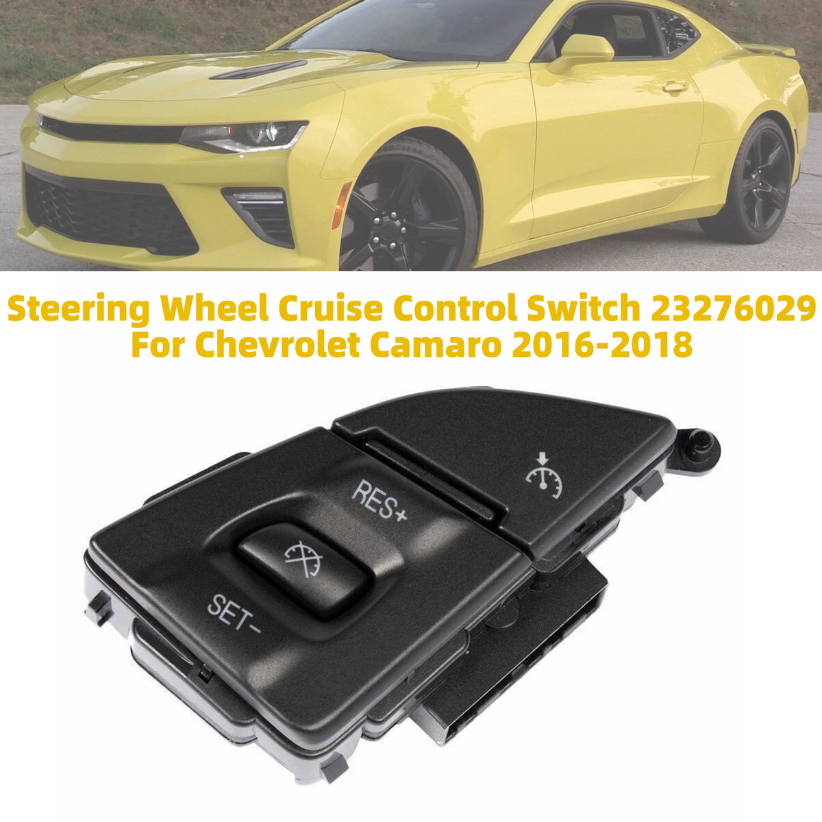2016-2018 Chevrolet Camaro Steering Wheel Cruise Control Switch 23276029 Generic