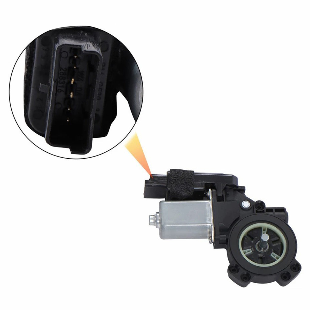 Renault Megane II Left Front Window Regulator Motor 8200325136 8201010926 Generic