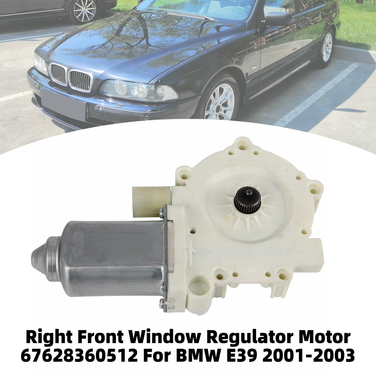 2000-2003 BMW Z8 Right Front Window Regulator Motor 67628360512 742-911 Generic