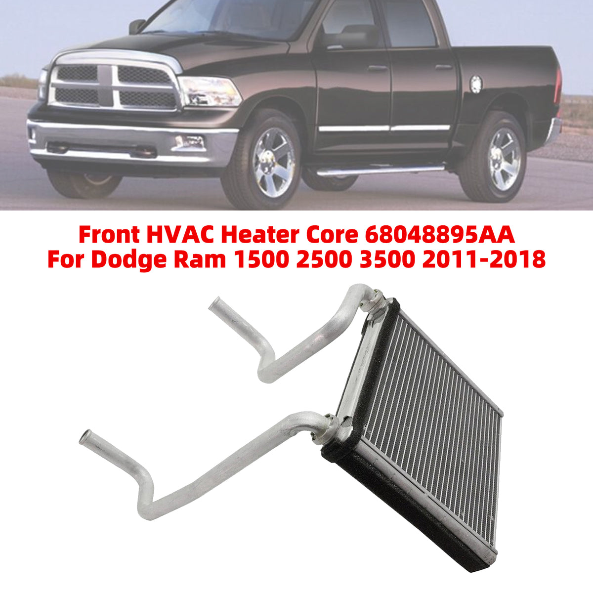 2009-2010 Dodge Ram 1500 Front HVAC Heater Core 68048895AA HT2122C Generic