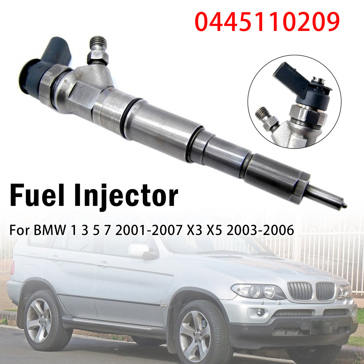 2004-2007 BMW 1 Series 118D 1Pcs Fuel Injector 0445110209 7790117 Generic