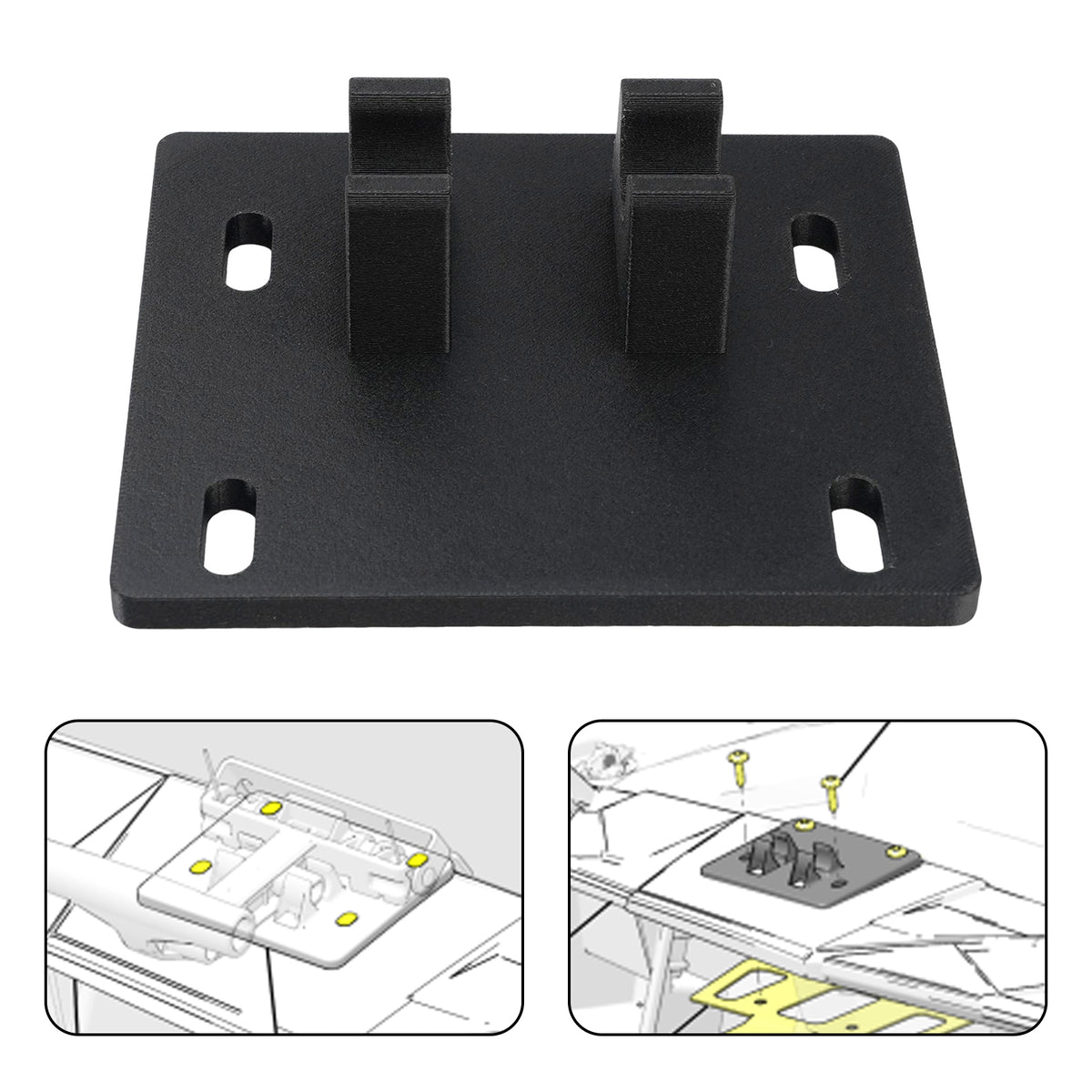 2020-2022 Polaris General XP 4/XP 1000 Windshield Mounting Bracket 5452826 Generic