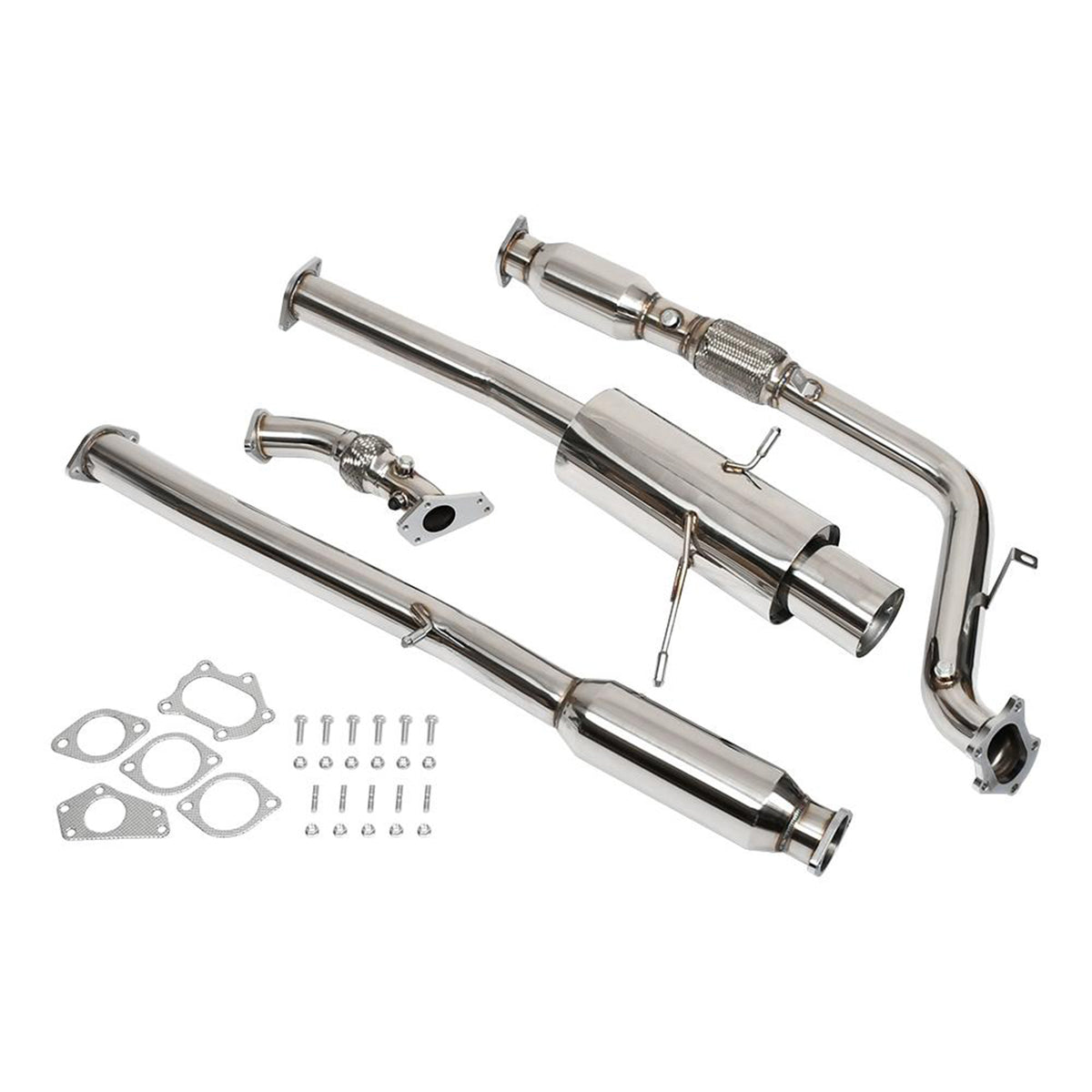 2002-2007 Subaru Impreza 2.0L 2.5L 3" Catback Exhaust 4.5" Muffler Tip Generic