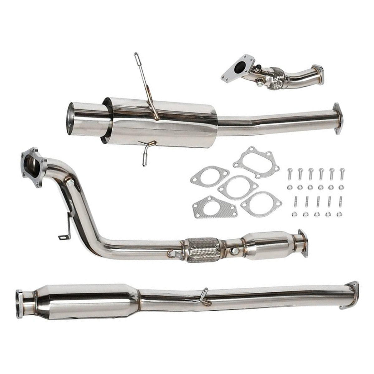 2002-2007 Subaru Impreza 2.0L 2.5L 3" Catback Exhaust 4.5" Muffler Tip Generic