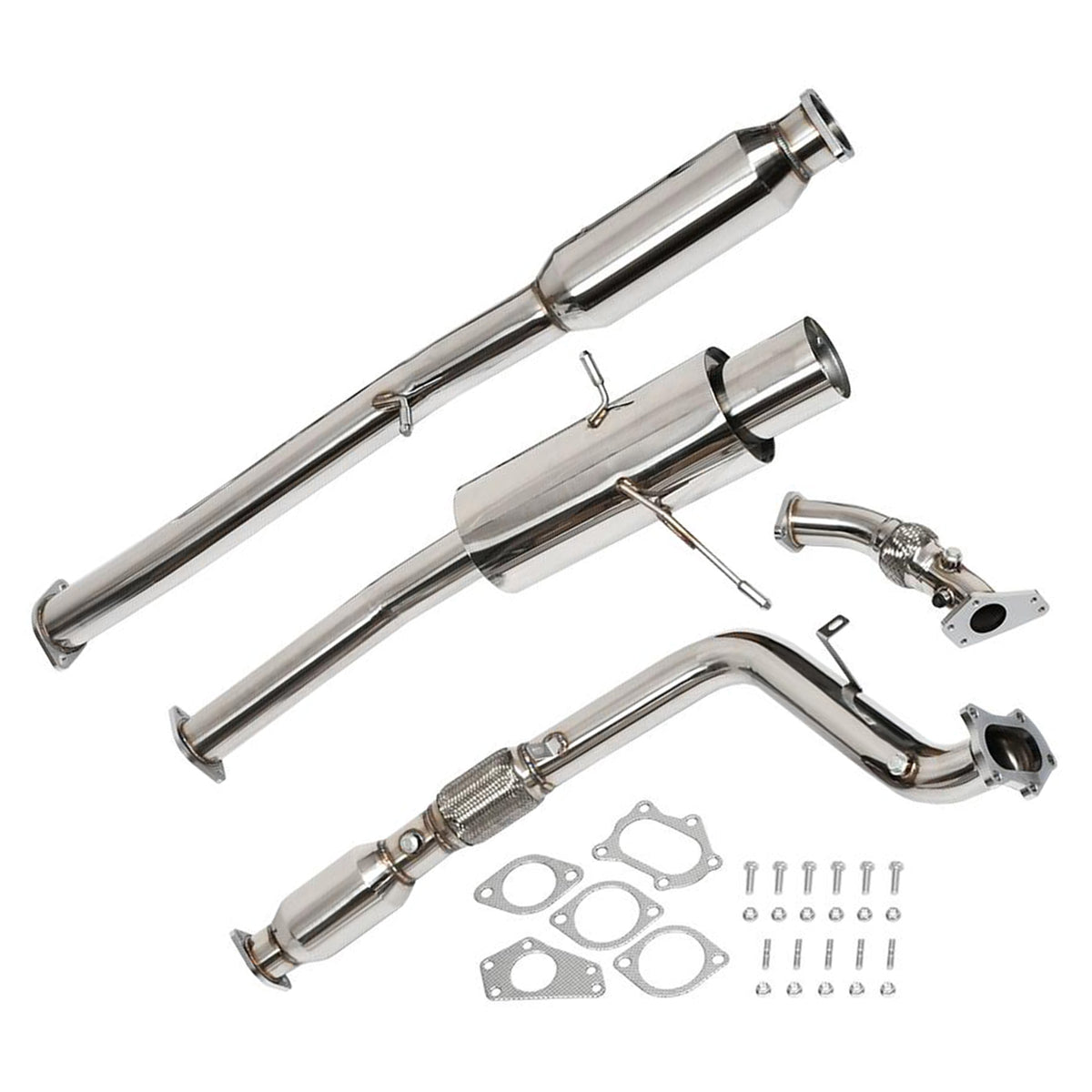 2002-2007 Subaru Impreza 2.0L 2.5L 3" Catback Exhaust 4.5" Muffler Tip Generic