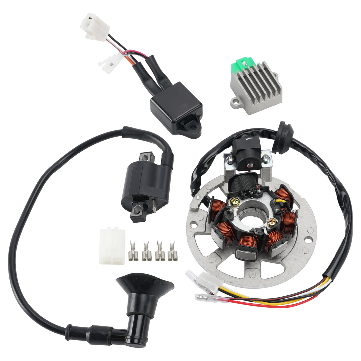 Stator Regulator CDI Box Ignition Coil For Can Am Mini DS 50 90 2-Stroke 02-06